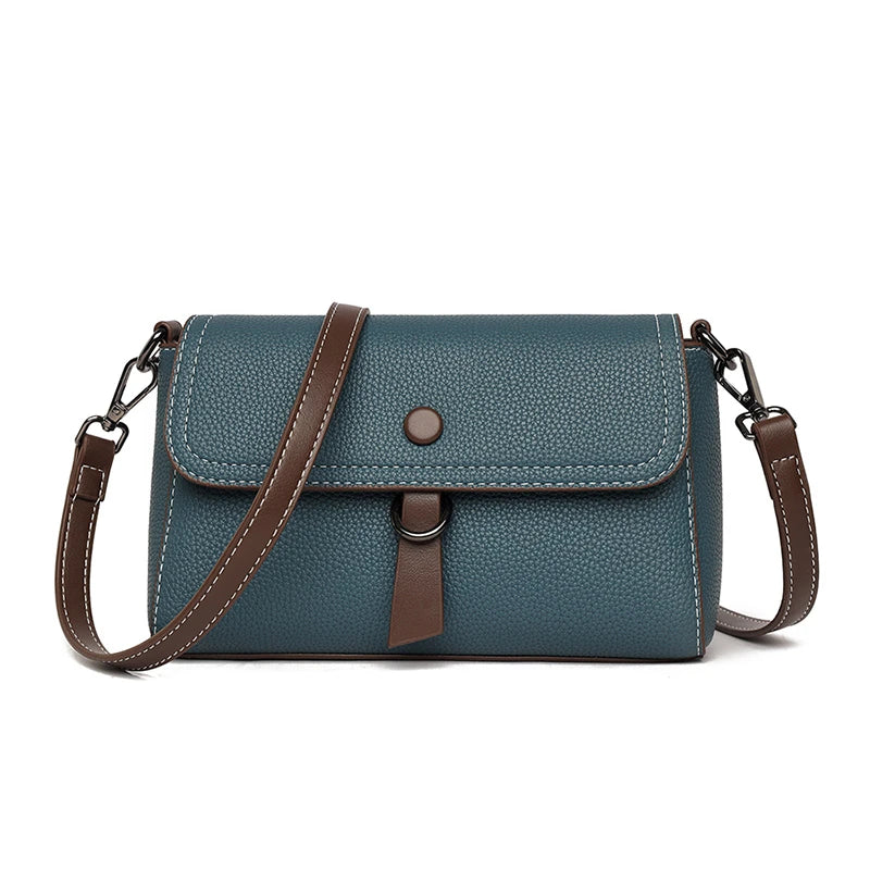 2024 Ladies Simplicity Dermis Tote Portable Barrel Shaped Solid Color Soft Leather Handbag Bags For Women Shoulder Crossbody Bag
