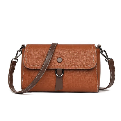 2024 Ladies Simplicity Dermis Tote Portable Barrel Shaped Solid Color Soft Leather Handbag Bags For Women Shoulder Crossbody Bag