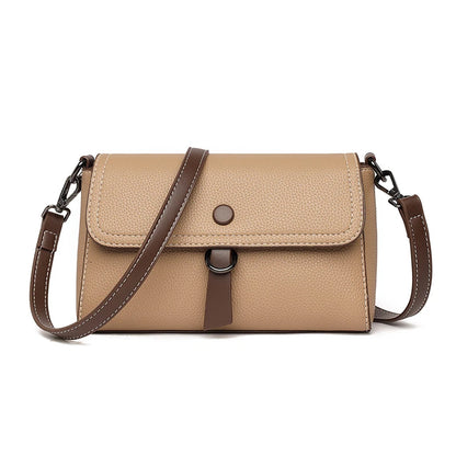 2024 Ladies Simplicity Dermis Tote Portable Barrel Shaped Solid Color Soft Leather Handbag Bags For Women Shoulder Crossbody Bag