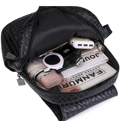 2024 Large Capacity And Multifunctional Travel Backpack Luxury Women's Designer Brand Backpack High Quality Leather Girl Mochila