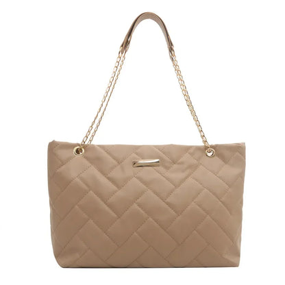 2024 Large capacity casual diamond bag simple portable shoulder bag embroidered thread tote bag luxury designer handbag