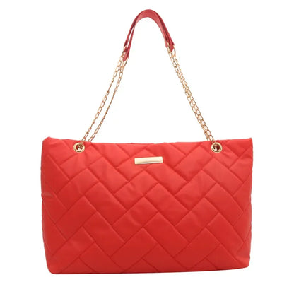 2024 Large capacity casual diamond bag simple portable shoulder bag embroidered thread tote bag luxury designer handbag