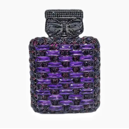 2024 Latest Glass Rhinestones Wedding Clutch Purse Luxury Women’s Crystal Evening Purses Clutches Bag Lady Chain Party Handbag