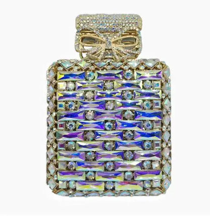 2024 Latest Glass Rhinestones Wedding Clutch Purse Luxury Women’s Crystal Evening Purses Clutches Bag Lady Chain Party Handbag
