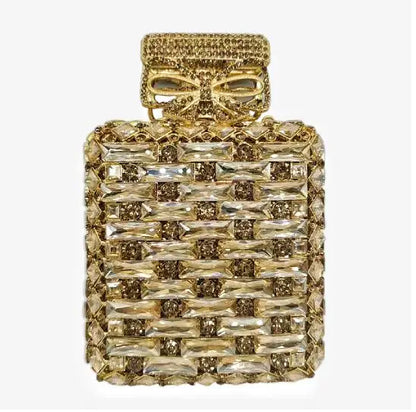 2024 Latest Glass Rhinestones Wedding Clutch Purse Luxury Women’s Crystal Evening Purses Clutches Bag Lady Chain Party Handbag