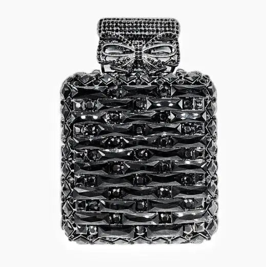 2024 Latest Glass Rhinestones Wedding Clutch Purse Luxury Women’s Crystal Evening Purses Clutches Bag Lady Chain Party Handbag