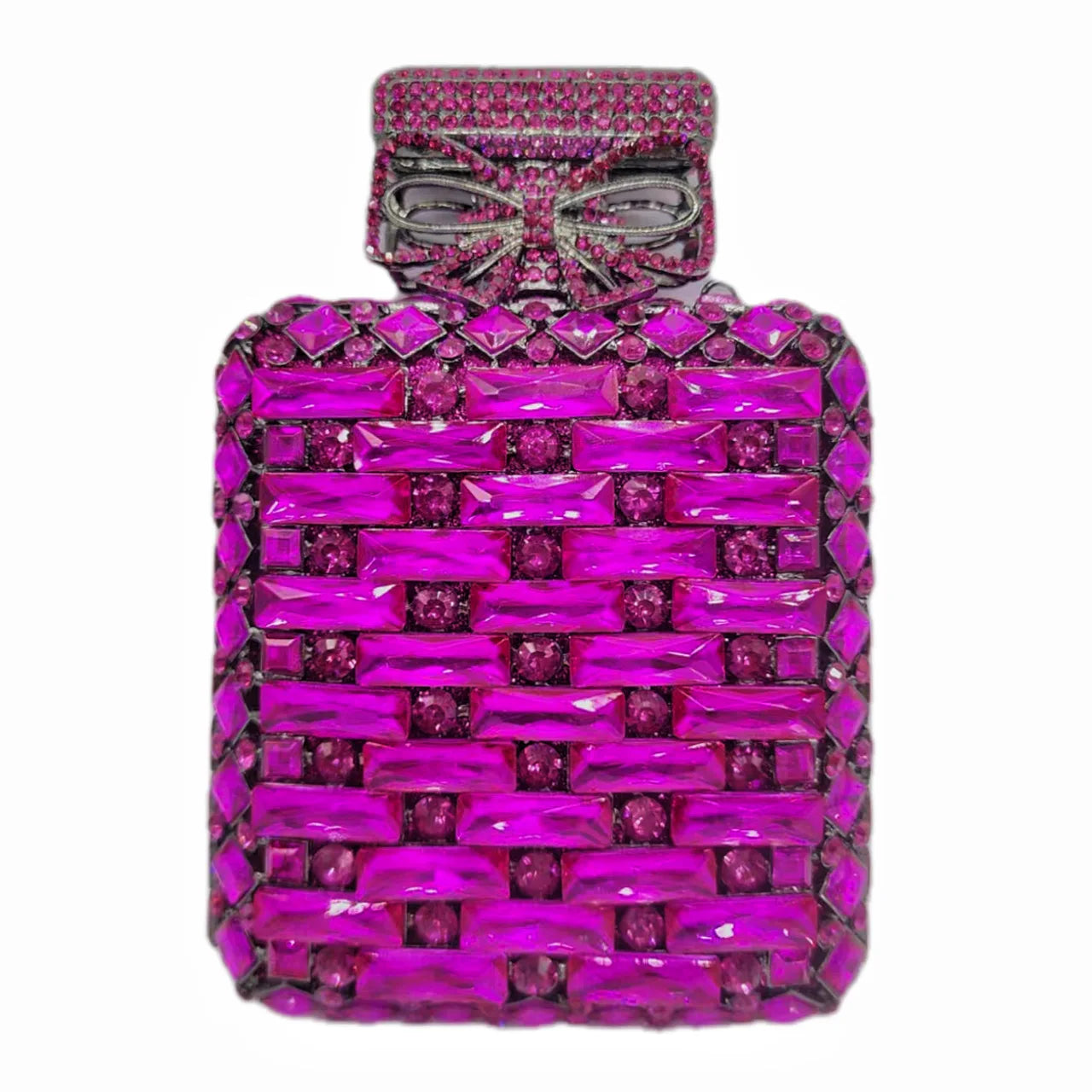 2024 Latest Glass Rhinestones Wedding Clutch Purse Luxury Women’s Crystal Evening Purses Clutches Bag Lady Chain Party Handbag
