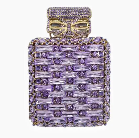 2024 Latest Glass Rhinestones Wedding Clutch Purse Luxury Women’s Crystal Evening Purses Clutches Bag Lady Chain Party Handbag