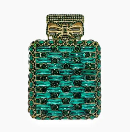 2024 Latest Glass Rhinestones Wedding Clutch Purse Luxury Women’s Crystal Evening Purses Clutches Bag Lady Chain Party Handbag