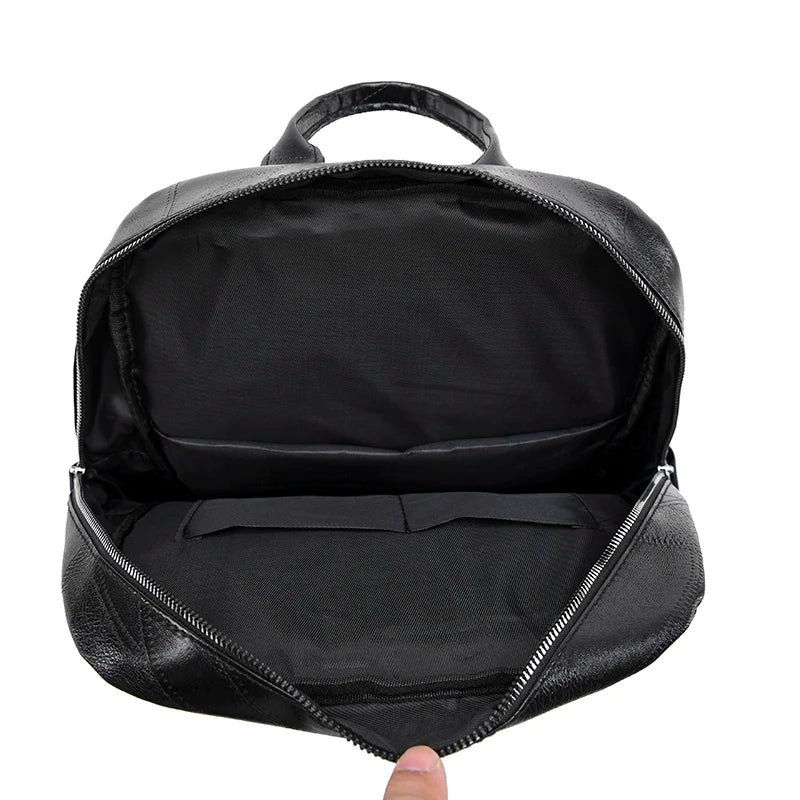 2024 Lightweight And High Quality Leather Backpack Splash Proof Travel Backpacks Luxury Retro Designer Brand Mochilas Sac A Dos