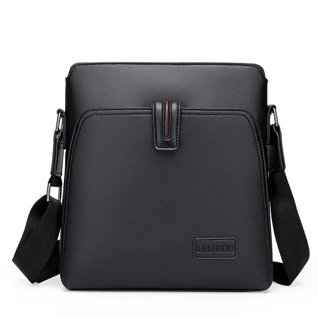 2024 Luxury Brand Men PU Leather Crossbody Business Black Messenger Bag Men's Shoulder Bags for Briefcase New year gift