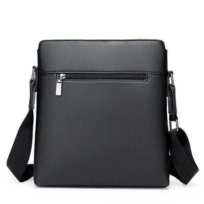 2024 Luxury Brand Men PU Leather Crossbody Business Black Messenger Bag Men's Shoulder Bags for Briefcase New year gift