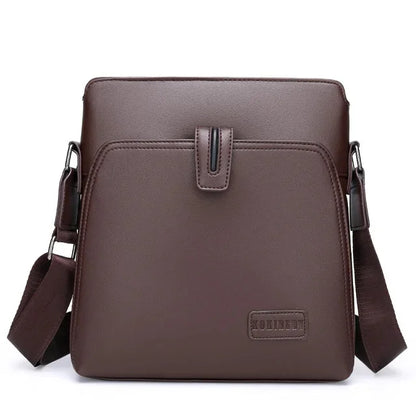 2024 Luxury Brand Men PU Leather Crossbody Business Black Messenger Bag Men's Shoulder Bags for Briefcase New year gift