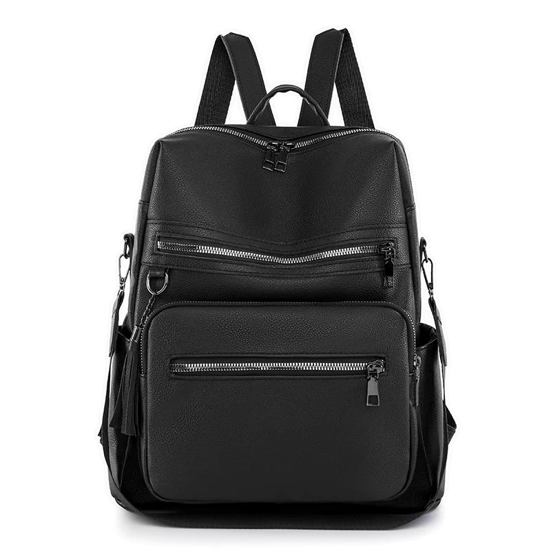 2024 Luxury Brand Women Backpack High Quality Leather Backpacks Travel Backpack Fashion School Bags For Girls Mochila Feminina