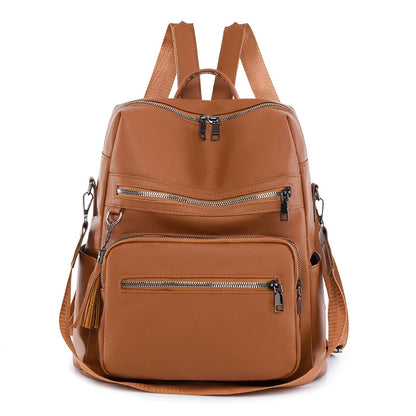 2024 Luxury Brand Women Backpack High Quality Leather Backpacks Travel Backpack Fashion School Bags For Girls Mochila Feminina