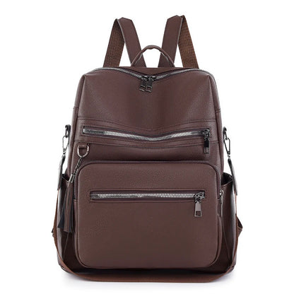 2024 Luxury Brand Women Backpack High Quality Leather Backpacks Travel Backpack Fashion School Bags For Girls Mochila Feminina