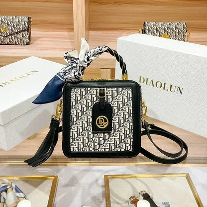 2024 Luxury Women's Crystal Backpacks Bags Designer Round Crossbody Shoulder Purses Handbag Women Clutch Travel Tote Bag