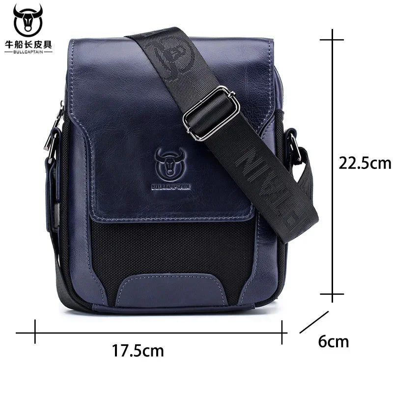 2024 Man Messenger Men Genuine Leather Shoulder s Business Crossbody Casual Bag Famous Brand male Handbag bag