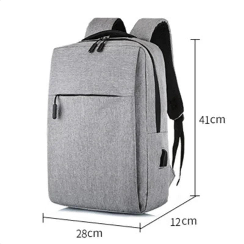 2024 Men 15.6 inch Laptop USB Backpack School Bag Rucksack Anti Theft teenage teenagers Travel Leisure schoolbag pack for male