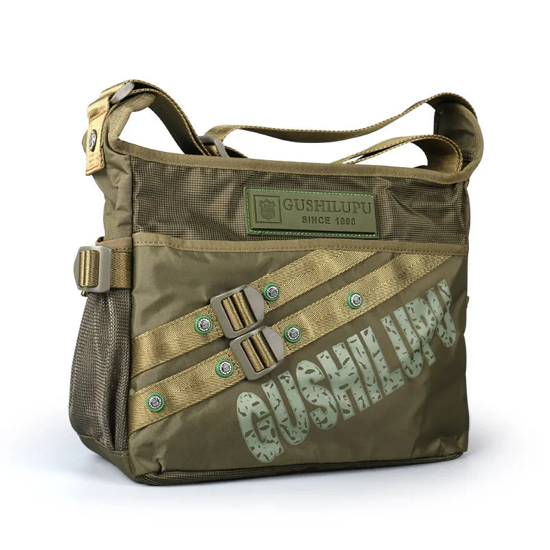 2024 Men Messenger Multifunction Bags Crossbody Bag Leisure Oxford Cloth Casual Travel Bag Toolkit