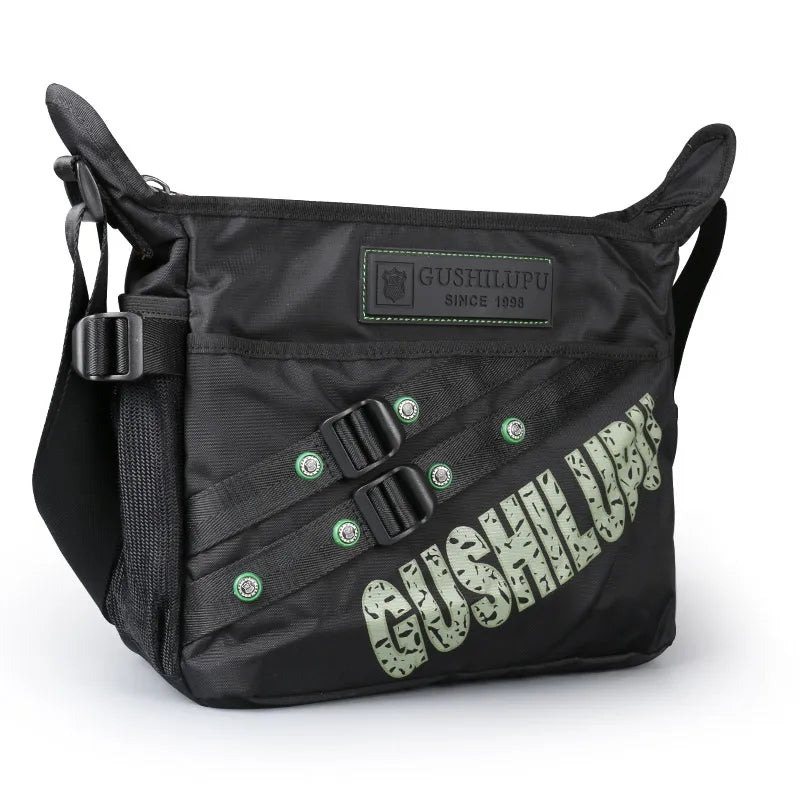 2024 Men Messenger Multifunction Bags Crossbody Bag Leisure Oxford Cloth Casual Travel Bag Toolkit
