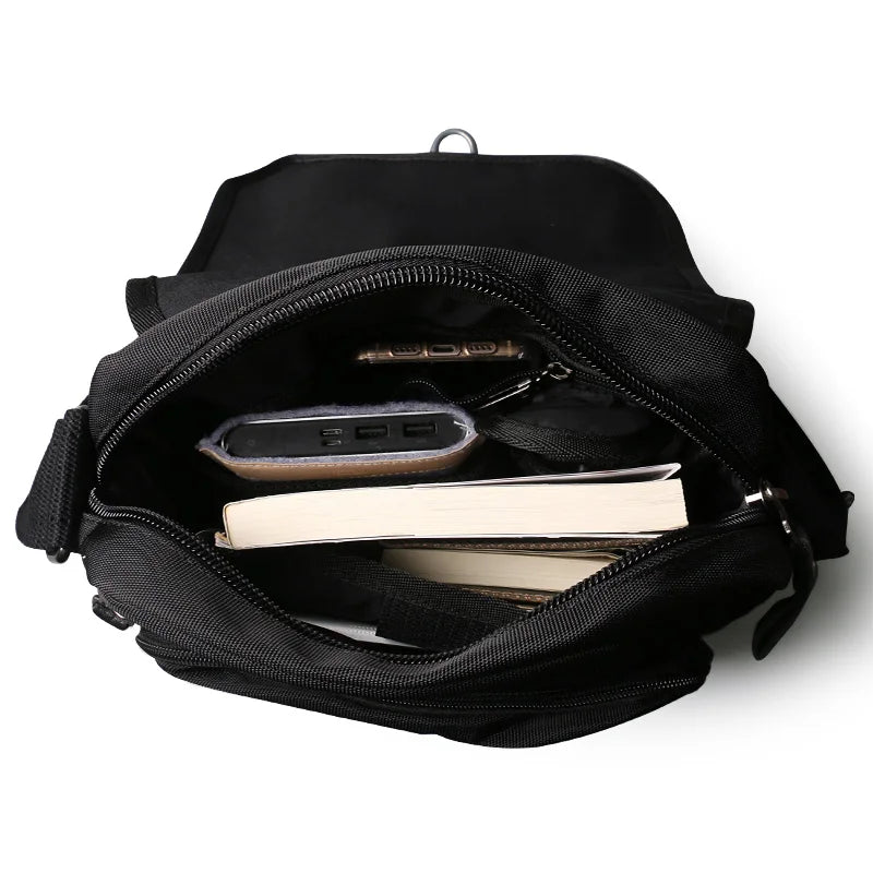 2024 Men Multifunction Crossbody Bags Outdoors Leisure Oxford Cloth Casual Travel Man Messenger Bag