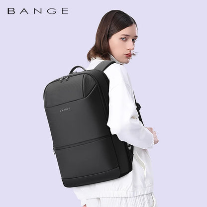 2024 Men's Backpack Men Business Travel Backpack Women School Expandable USB Bag Large Capacity 15.6 Laptop Waterproof Fashion