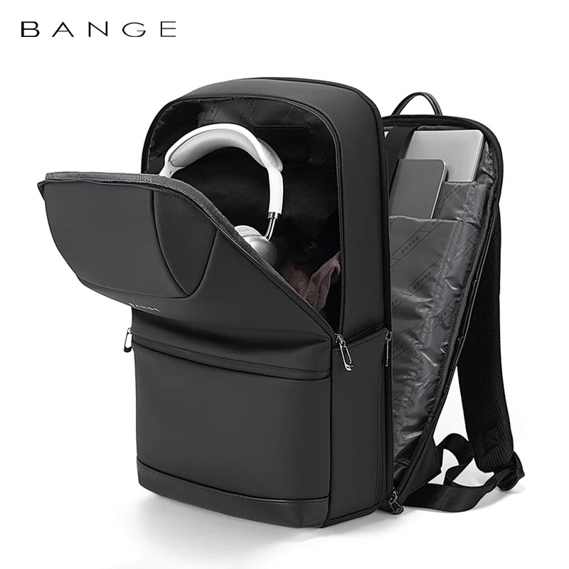2024 Men's Backpack Men Business Travel Backpack Women School Expandable USB Bag Large Capacity 15.6 Laptop Waterproof Fashion