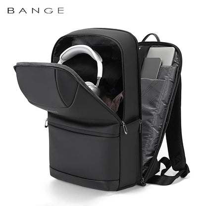 2024 Men's Backpack Men Business Travel Backpack Women School Expandable USB Bag Large Capacity 15.6 Laptop Waterproof Fashion