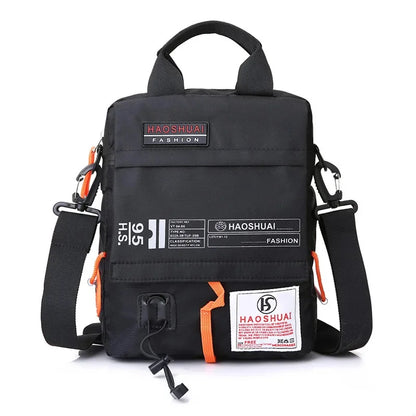 2024 Men's Messenger Male Waterproof Nylon Camouflage Satchel Over The Shoulder Crossbody Bags Handbag Mini Briefcase
