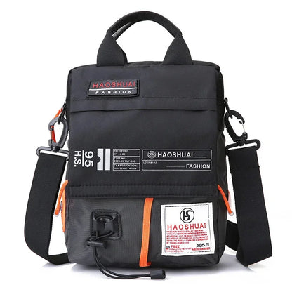 2024 Men's Messenger Male Waterproof Nylon Camouflage Satchel Over The Shoulder Crossbody Bags Handbag Mini Briefcase
