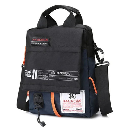 2024 Men's Messenger Male Waterproof Nylon Camouflage Satchel Over The Shoulder Crossbody Bags Handbag Mini Briefcase