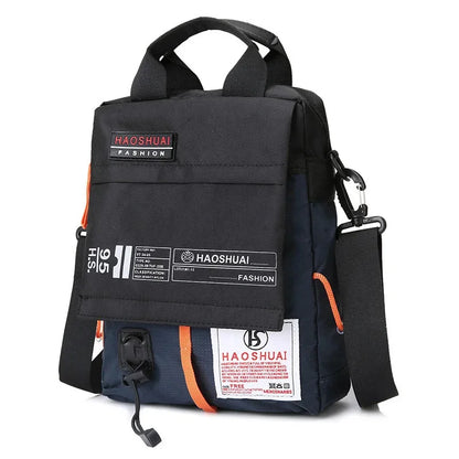 2024 Men's Messenger Male Waterproof Nylon Camouflage Satchel Over The Shoulder Crossbody Bags Handbag Mini Briefcase