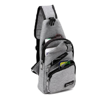 2024 Men's Shoulder USB Charging Crossbody s Male Anti Theft Chest Casual High Quality Travel Messengers Bag
