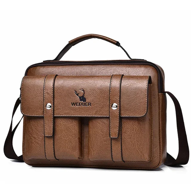 2024 Men's designer New Hands Shoulder husband high capacity Casual Crossbody leatherette Messenger Bag Men bag