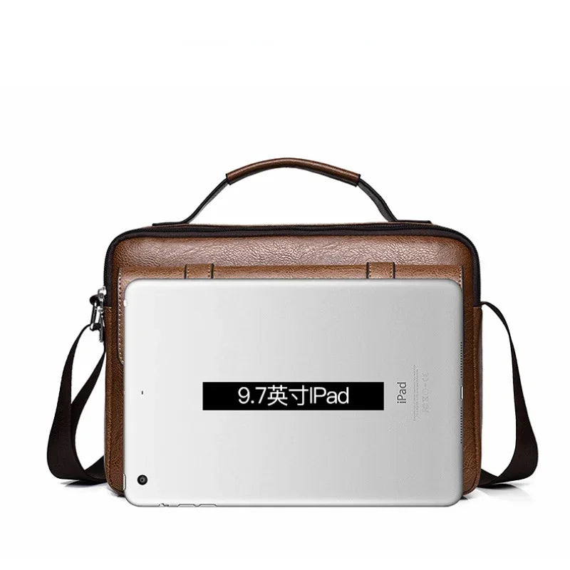 2024 Men's designer New Hands Shoulder husband high capacity Casual Crossbody leatherette Messenger Bag Men bag