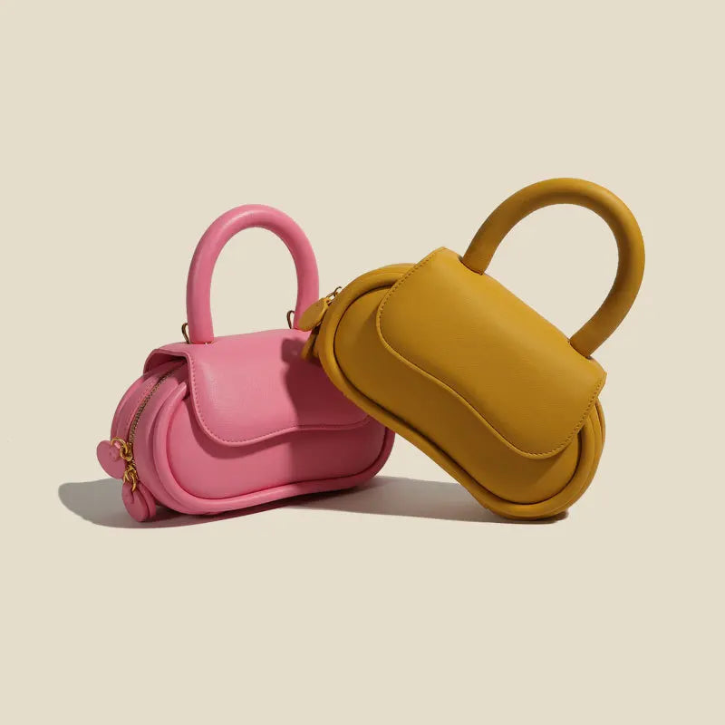 2024 Minimalist Crossbody Small and Popular Genuine Leather Crossbody Hand Bill of Lading Shoulder Women's Small Bag