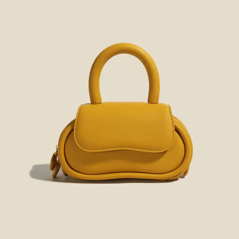 2024 Minimalist Crossbody Small and Popular Genuine Leather Crossbody Hand Bill of Lading Shoulder Women's Small Bag