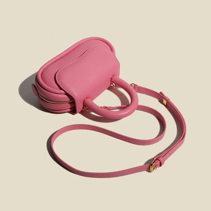 2024 Minimalist Crossbody Small and Popular Genuine Leather Crossbody Hand Bill of Lading Shoulder Women's Small Bag