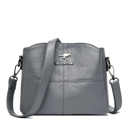 2024 NEW Luxury Messenger Bags For Women Handbag Designer Female Soft Leather Crossbody Shoulder Bag Ladies Hand Bag Sac A Main