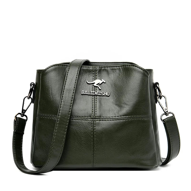 2024 NEW Luxury Messenger Bags For Women Handbag Designer Female Soft Leather Crossbody Shoulder Bag Ladies Hand Bag Sac A Main