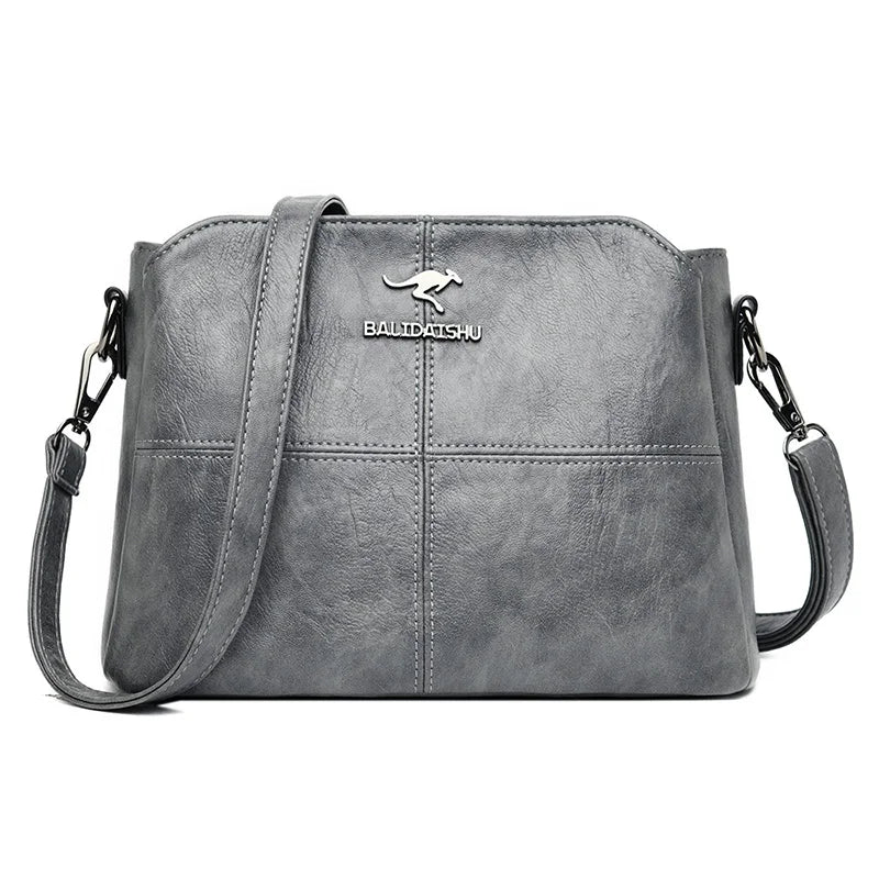 2024 NEW Luxury Messenger Bags For Women Handbag Designer Female Soft Leather Crossbody Shoulder Bag Ladies Hand Bag Sac A Main