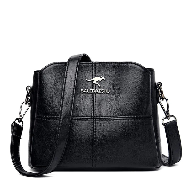 2024 NEW Luxury Messenger Bags For Women Handbag Designer Female Soft Leather Crossbody Shoulder Bag Ladies Hand Bag Sac A Main