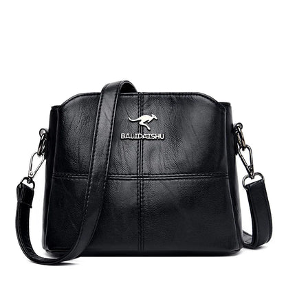 2024 NEW Luxury Messenger Bags For Women Handbag Designer Female Soft Leather Crossbody Shoulder Bag Ladies Hand Bag Sac A Main