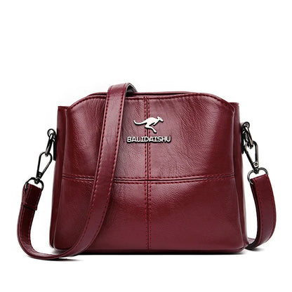 2024 NEW Luxury Messenger Bags For Women Handbag Designer Female Soft Leather Crossbody Shoulder Bag Ladies Hand Bag Sac A Main