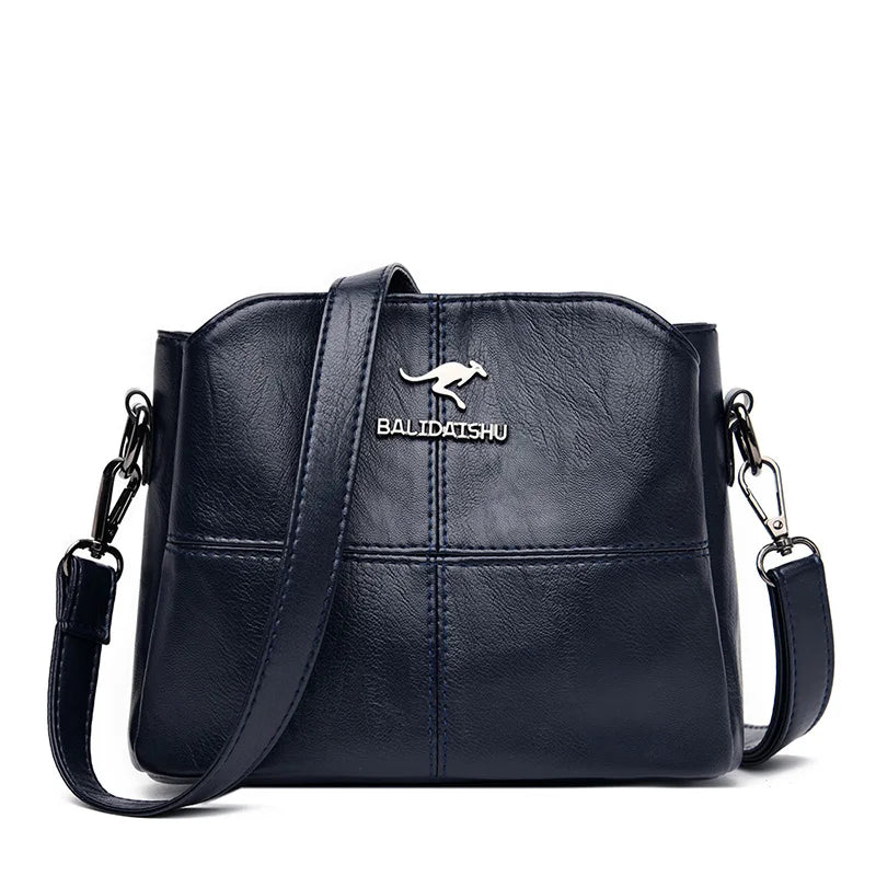 2024 NEW Luxury Messenger Bags For Women Handbag Designer Female Soft Leather Crossbody Shoulder Bag Ladies Hand Bag Sac A Main