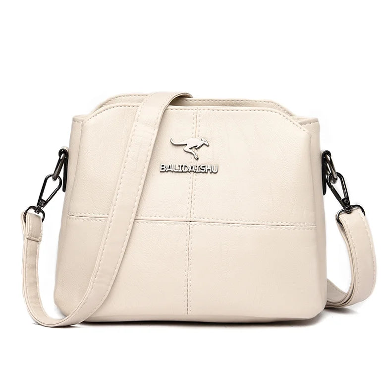 2024 NEW Luxury Messenger Bags For Women Handbag Designer Female Soft Leather Crossbody Shoulder Bag Ladies Hand Bag Sac A Main