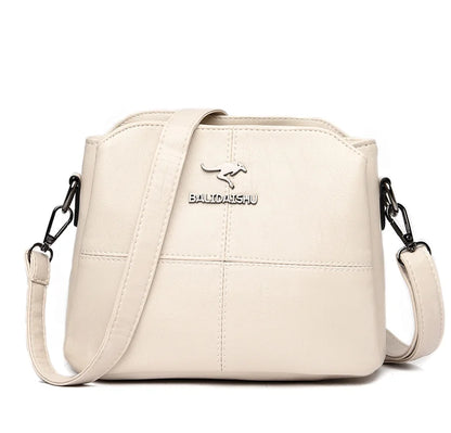 2024 NEW Luxury Messenger Bags For Women Handbag Designer Female Soft Leather Crossbody Shoulder Bag Ladies Hand Bag Sac A Main