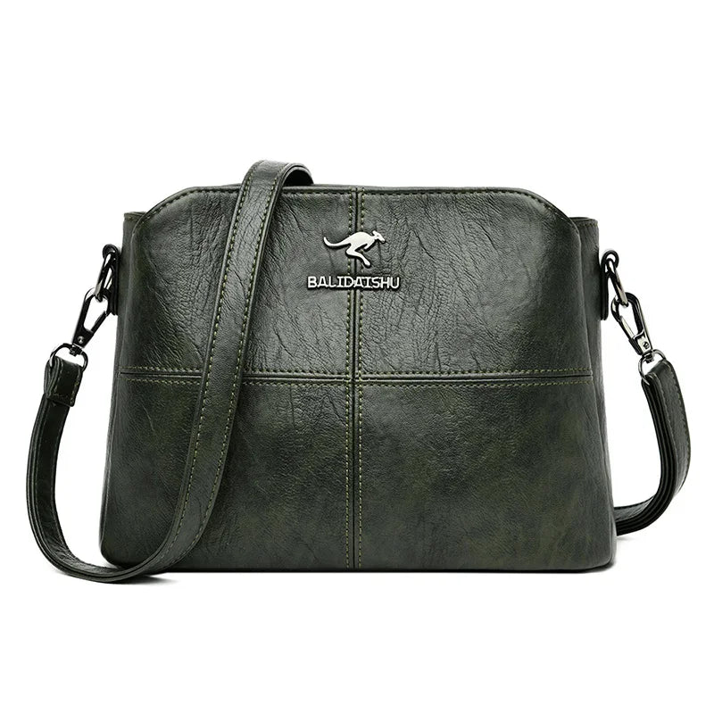 2024 NEW Luxury Messenger Bags For Women Handbag Designer Female Soft Leather Crossbody Shoulder Bag Ladies Hand Bag Sac A Main