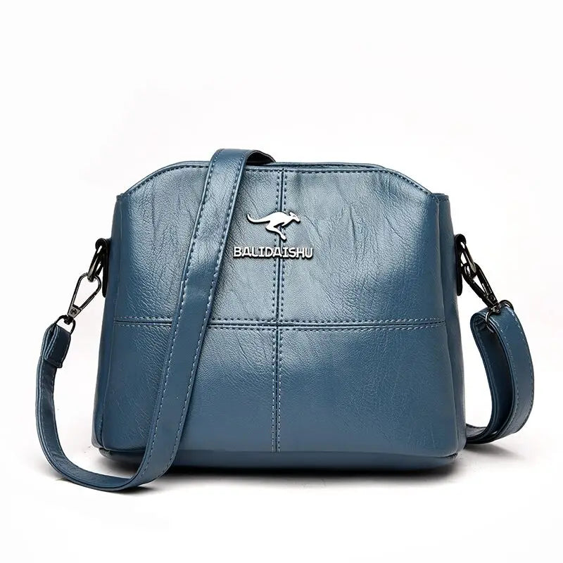 2024 NEW Luxury Messenger Bags For Women Handbag Designer Female Soft Leather Crossbody Shoulder Bag Ladies Hand Bag Sac A Main